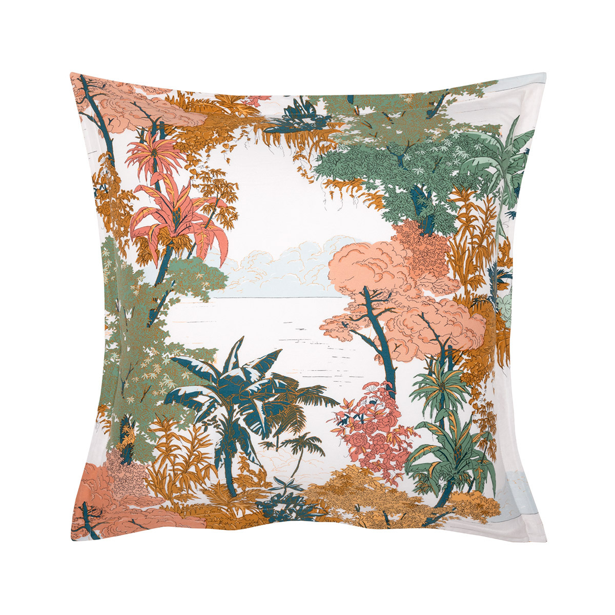 Olivier Desforges - Taie d'oreiller en satin de coton lavé, L'inconnue