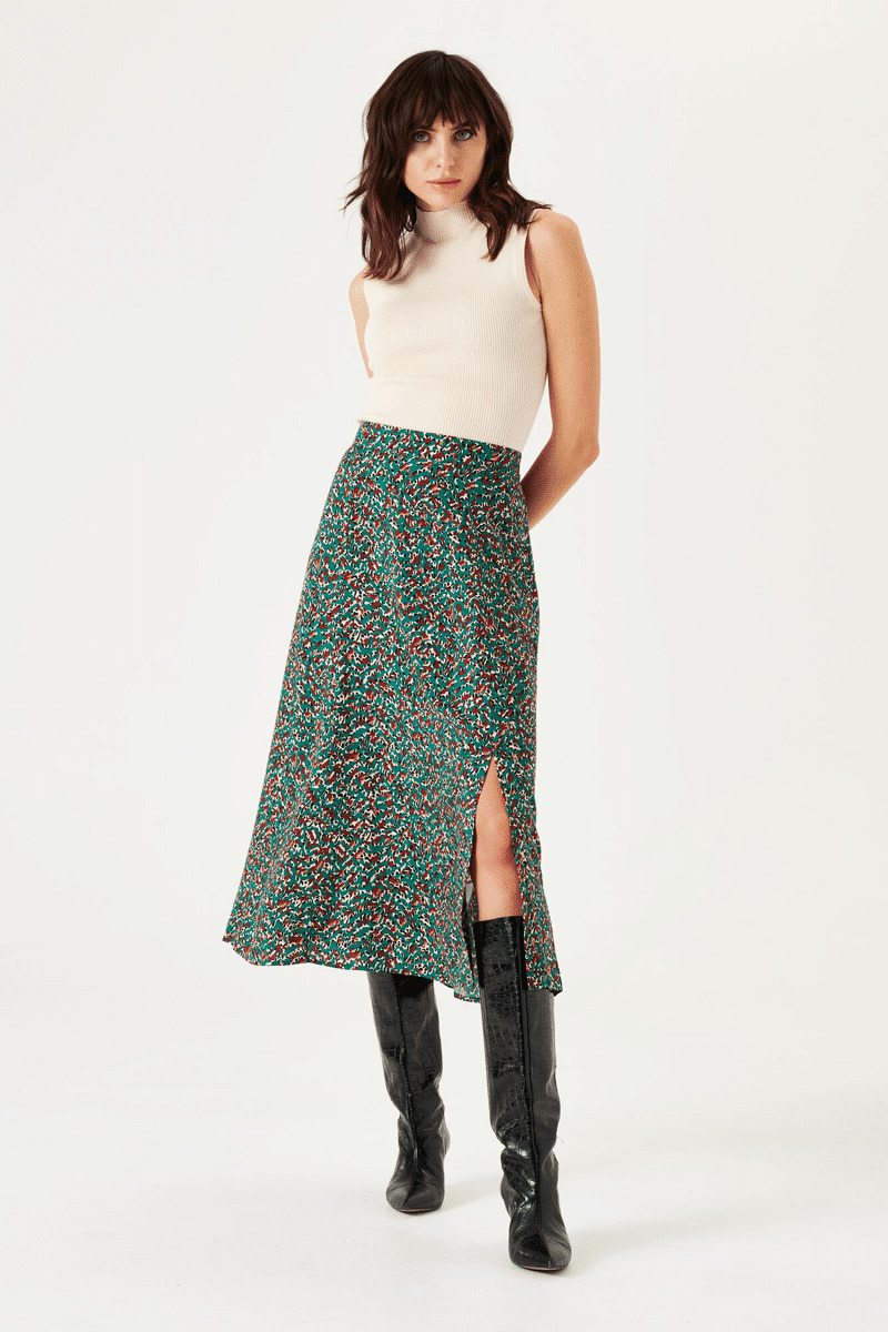 Women Skirts Green