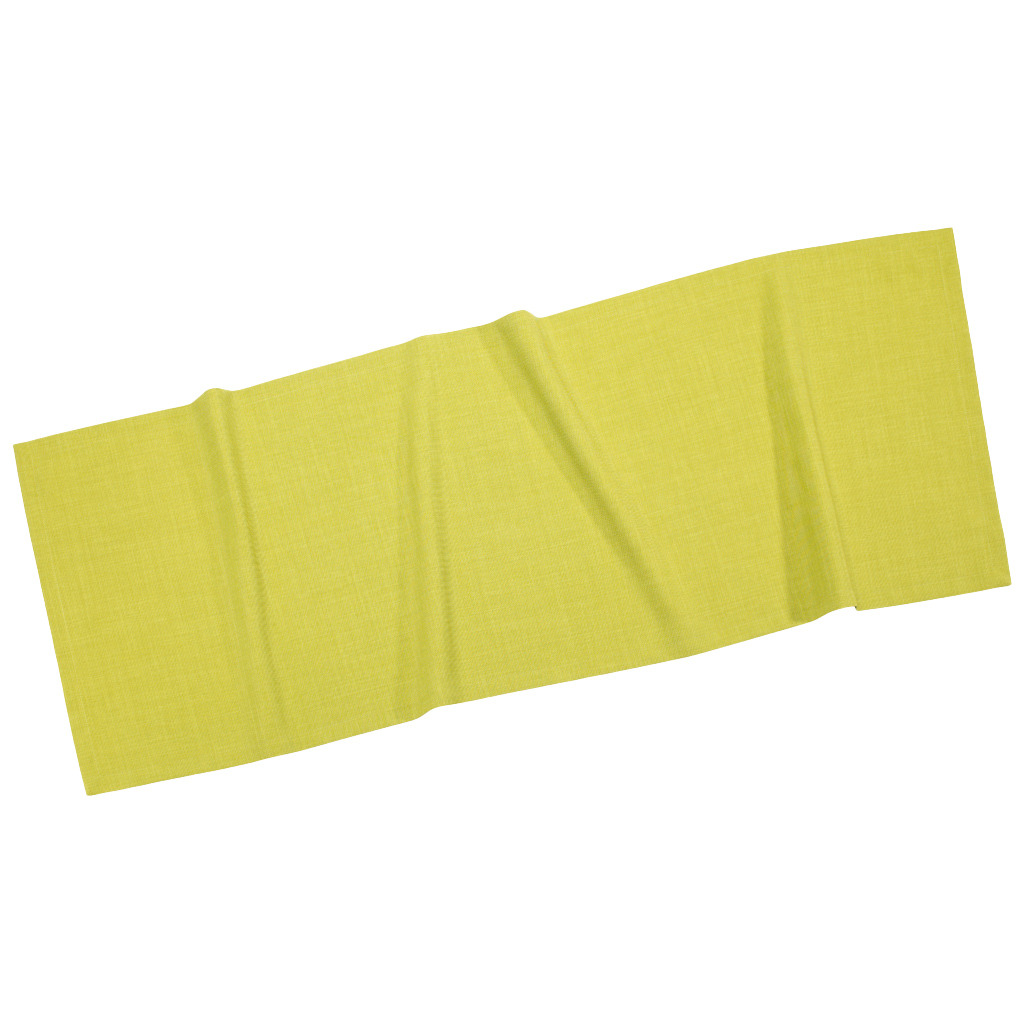 Textil Uni TREND chemin de table citron vert, 50 x 140 cm