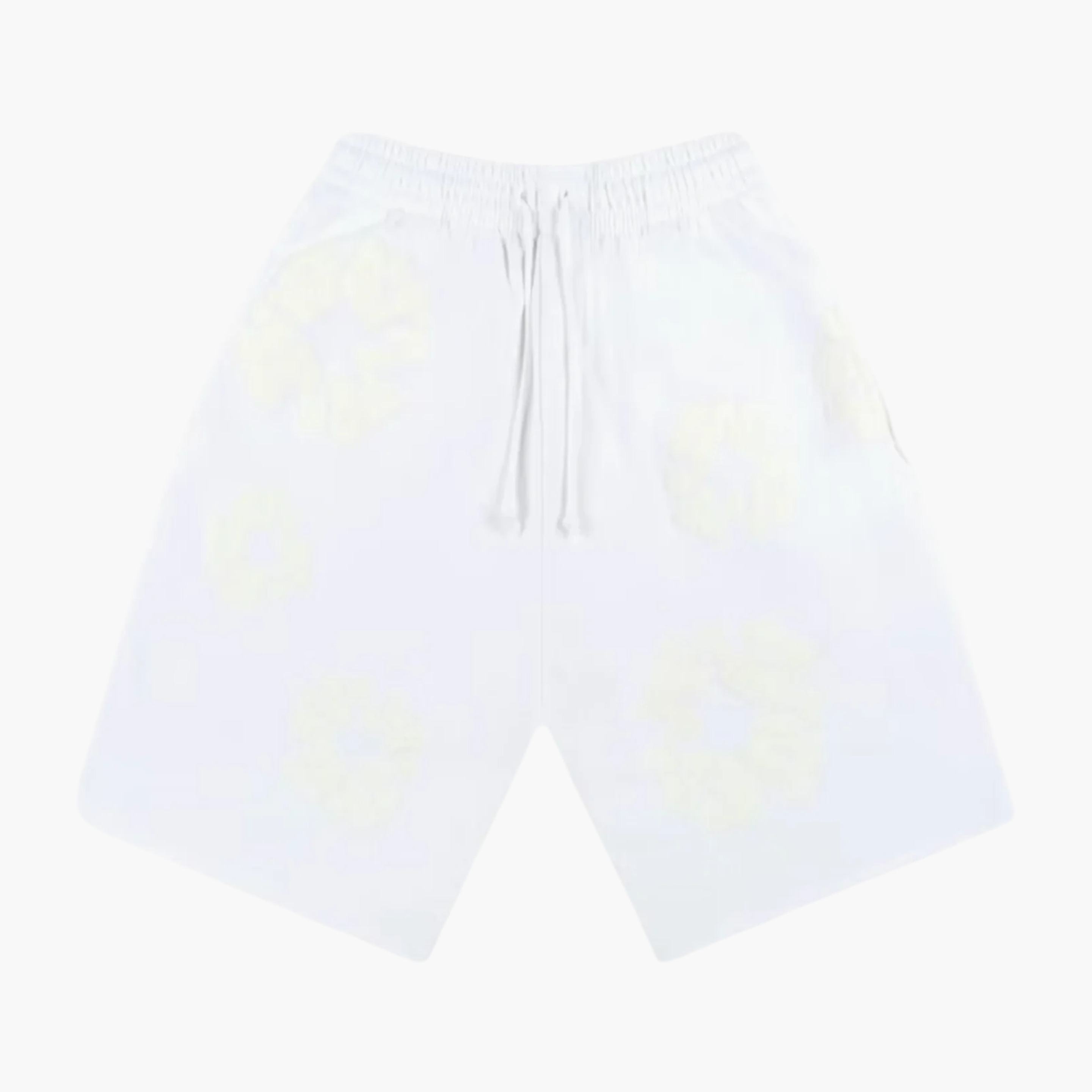 Denim Tears Short The Cotton Wreath Blanc