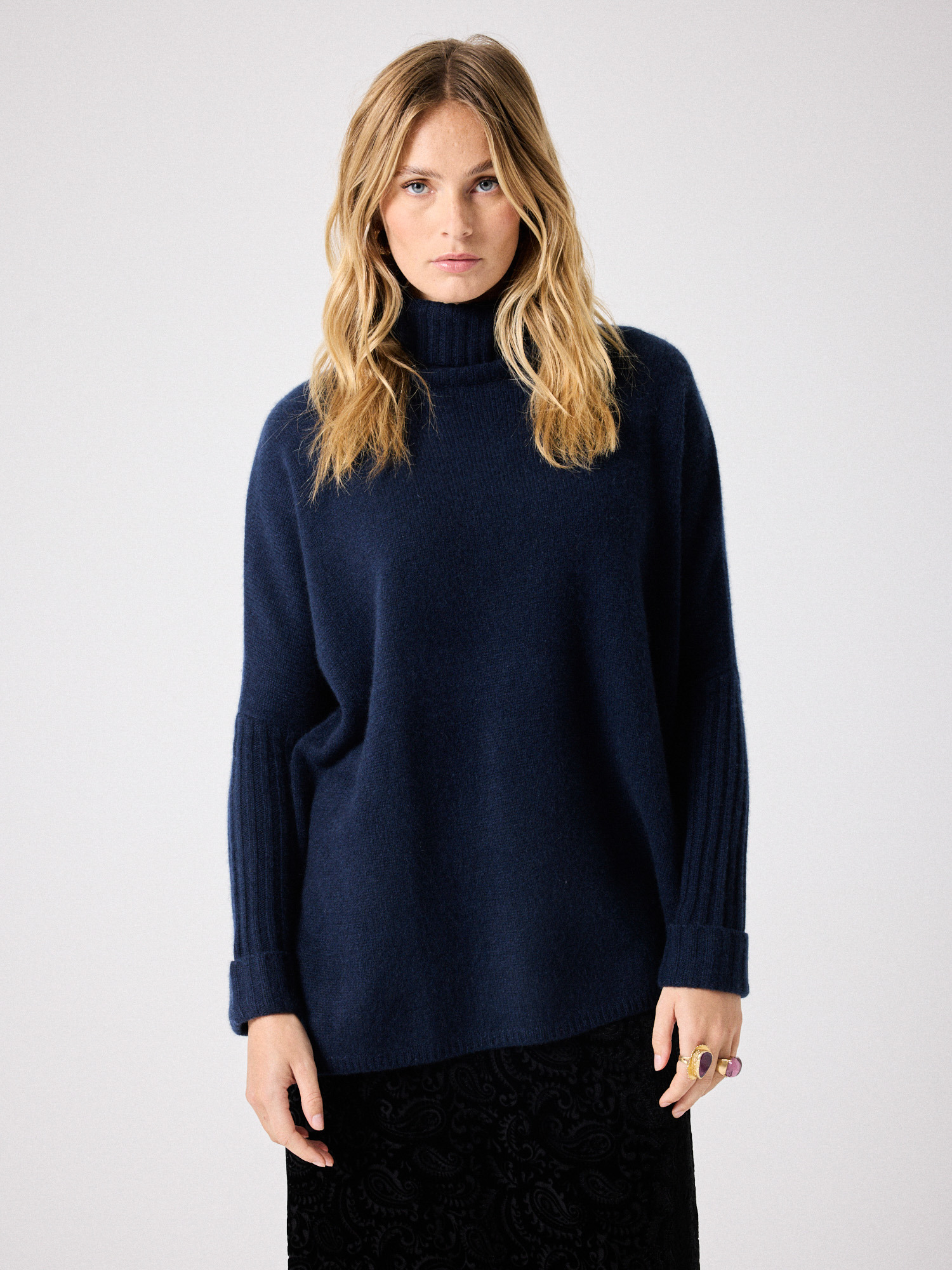 Pull en cachemire Agathe MARINE
