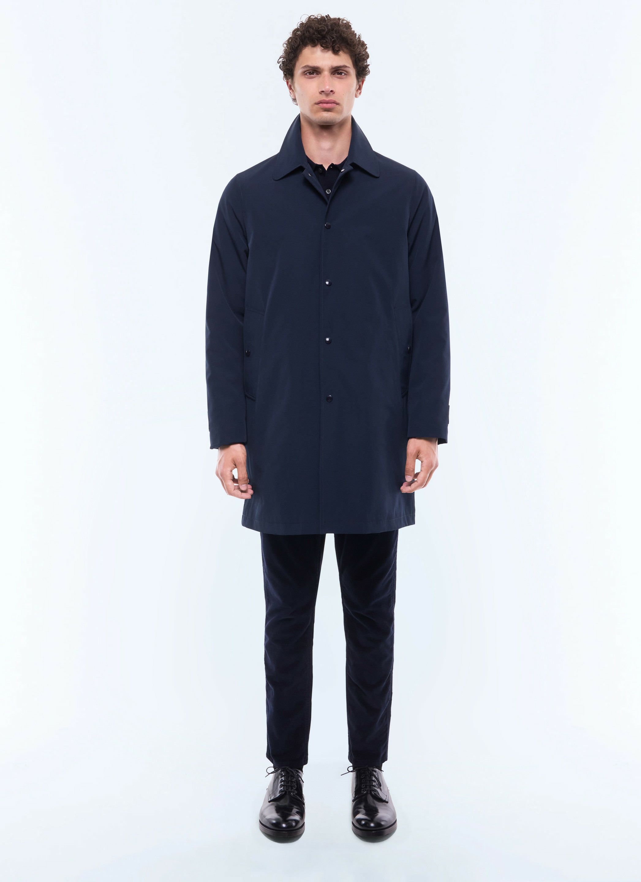 Manteau en tissu déperlant