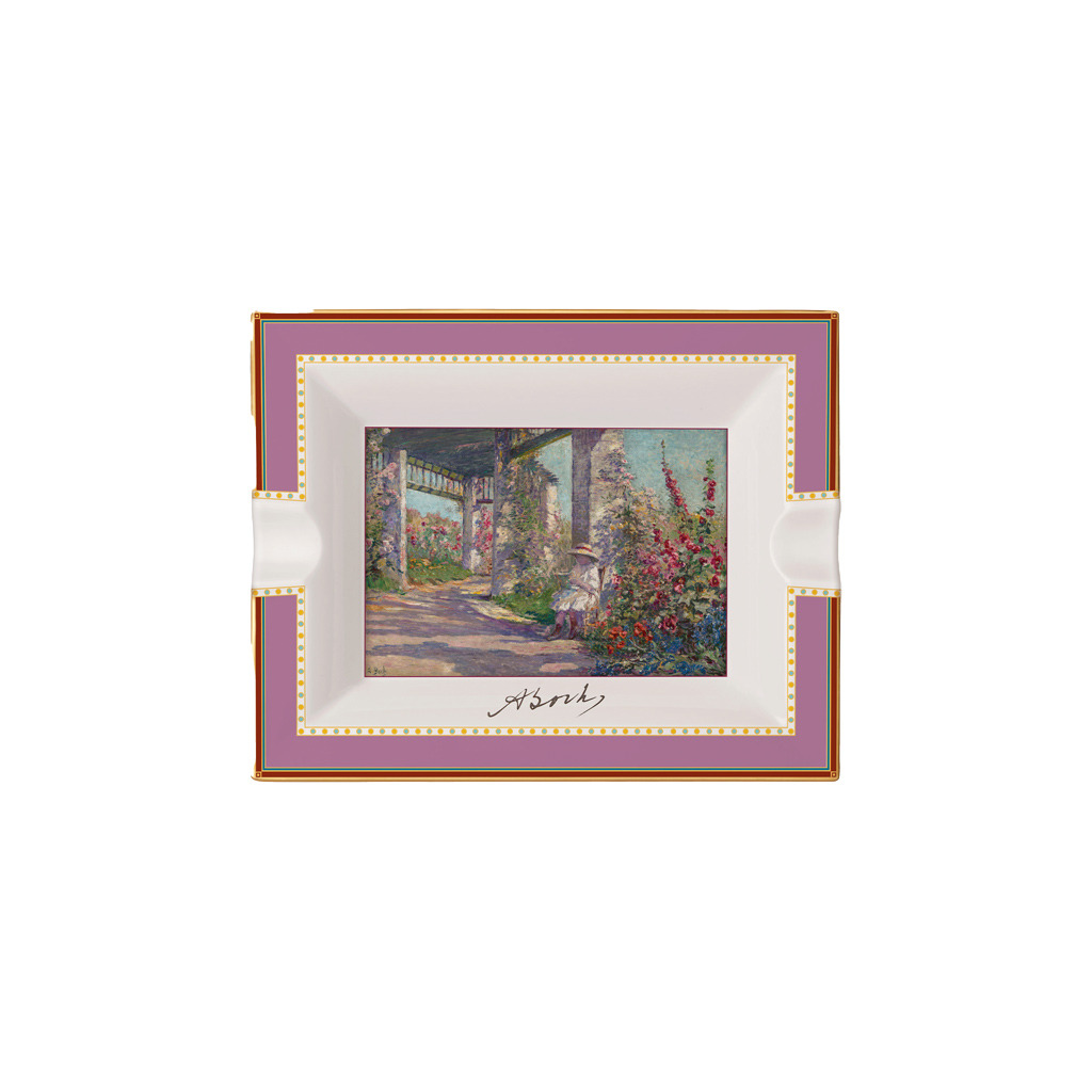 Jubilee - Vide-poche Anna Boch, 21 x 17,5cm, multicolore, en porcelaine haut de gamme