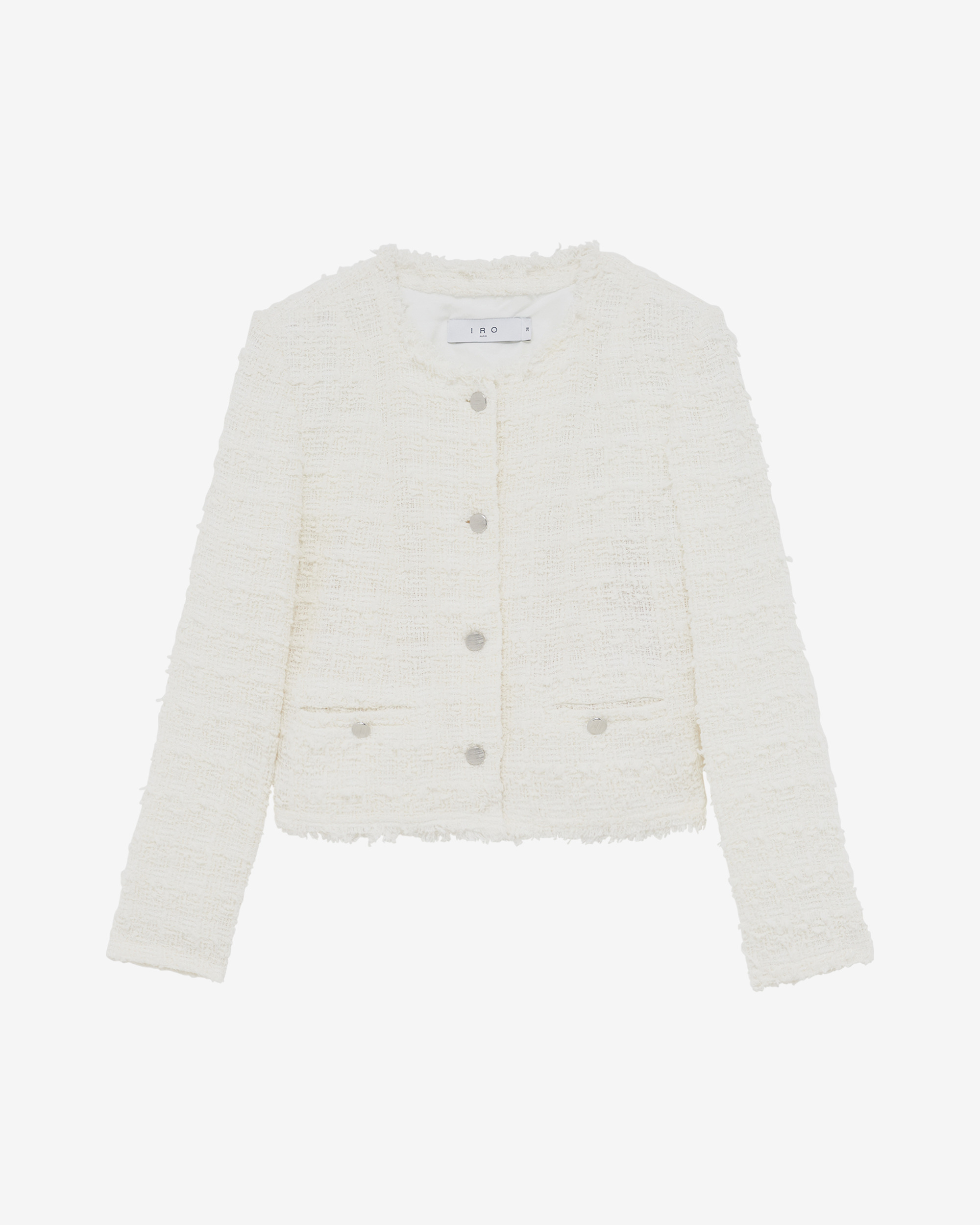 Veste En Tweed À Franges Raceli