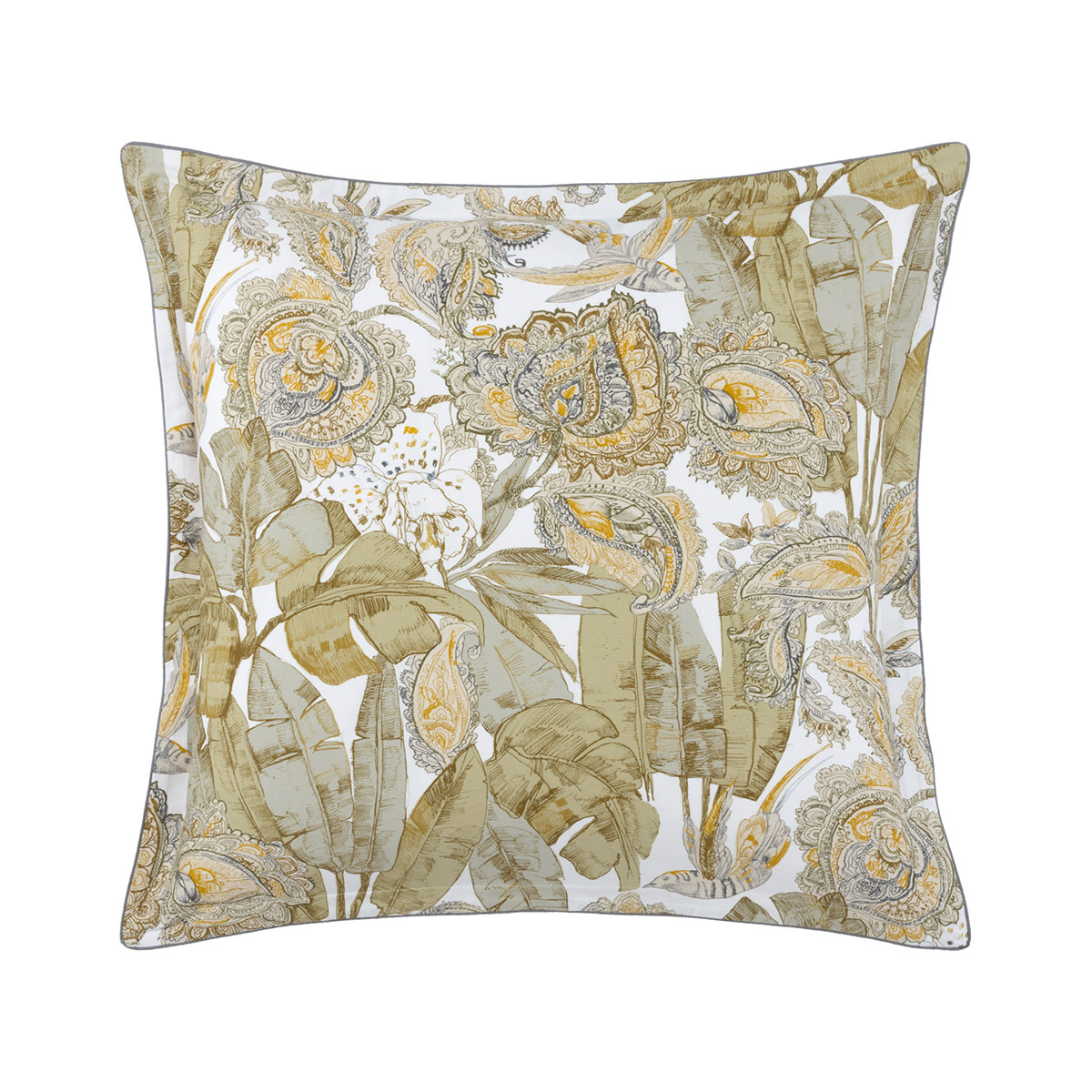 Olivier Desforges - Taie d'oreiller en satin de coton, Habano