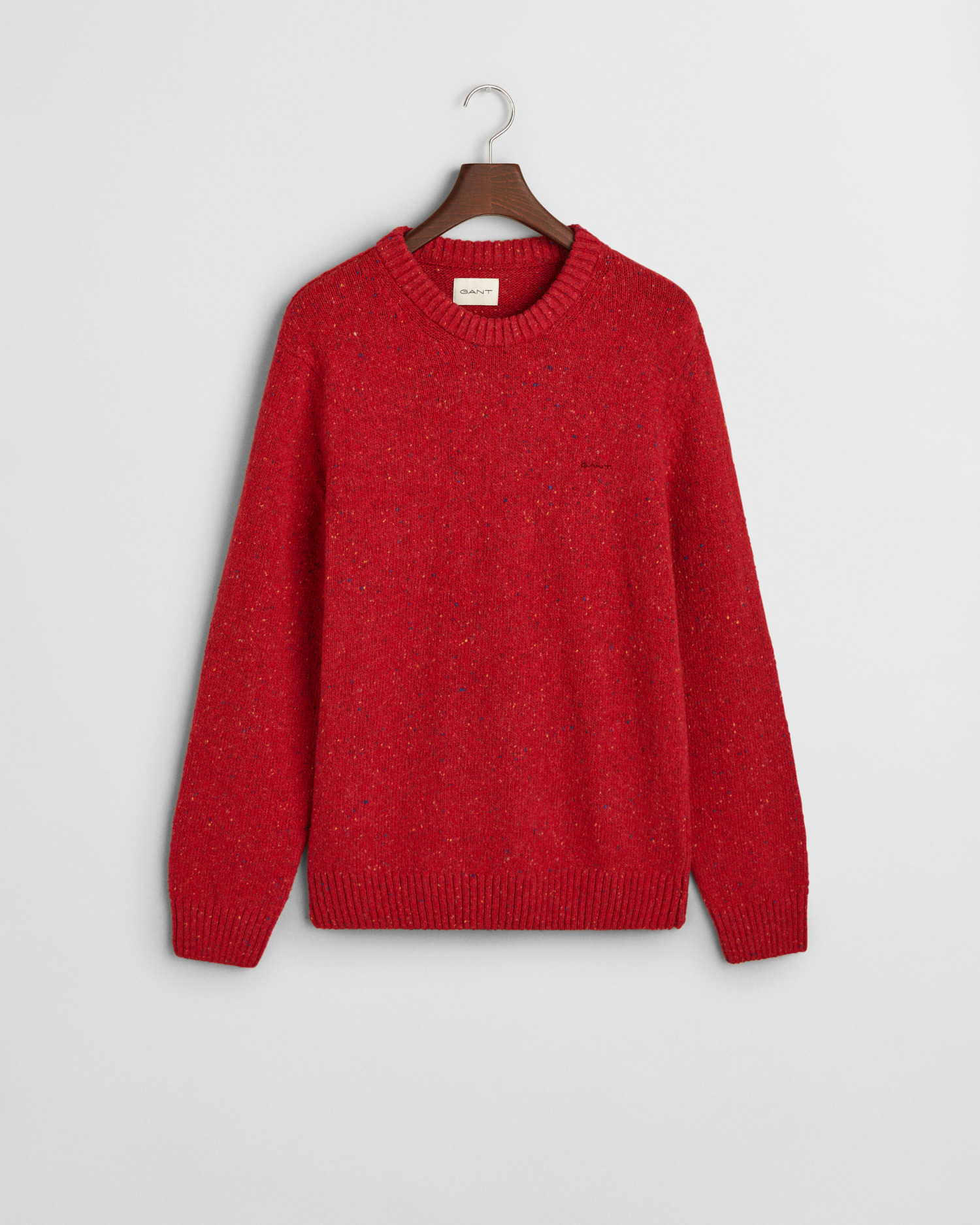 Wool Nepps Crew Neck Sweater