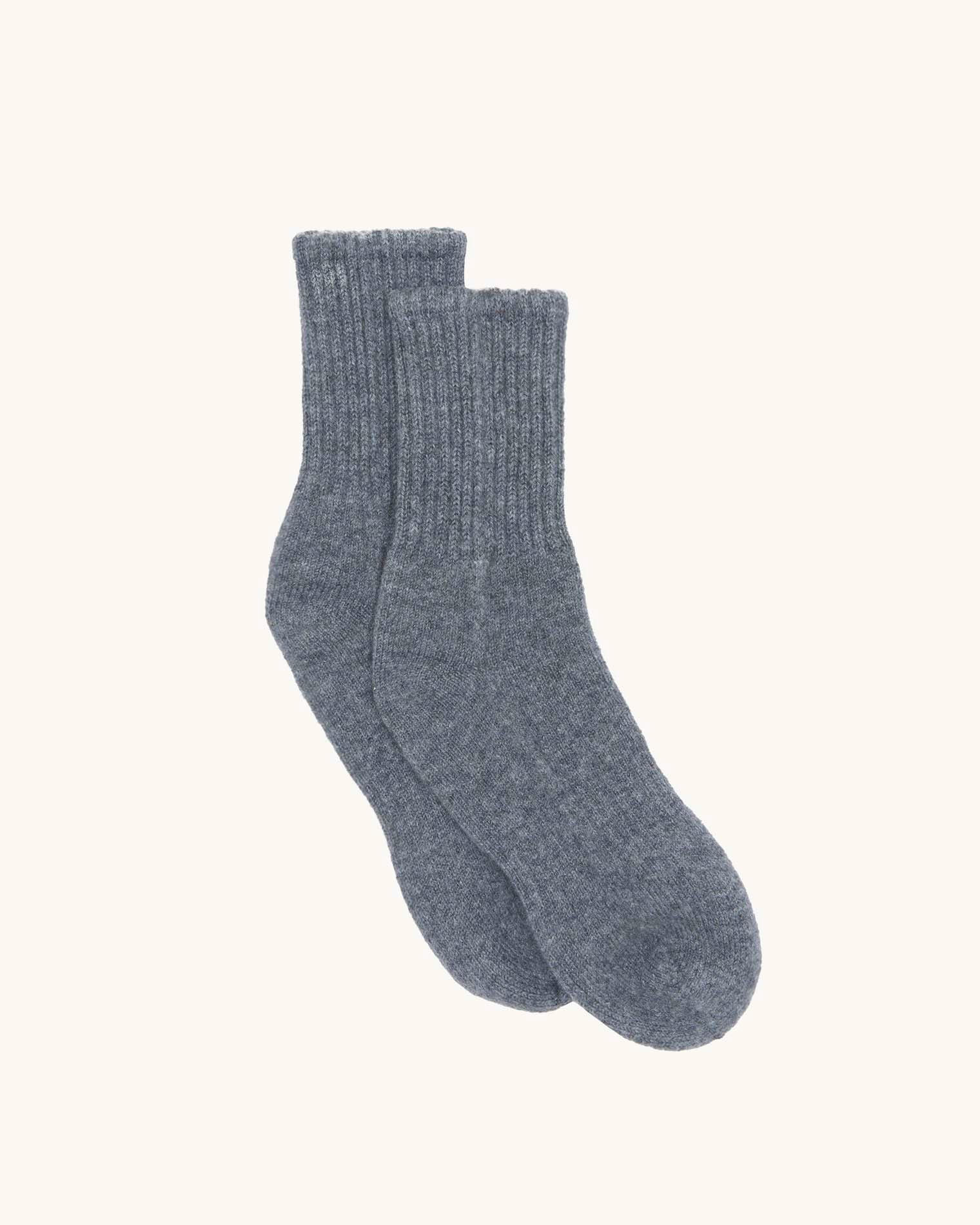 Chaussettes SOCKS Chaussettes cachemire couleur unie, 4 fils