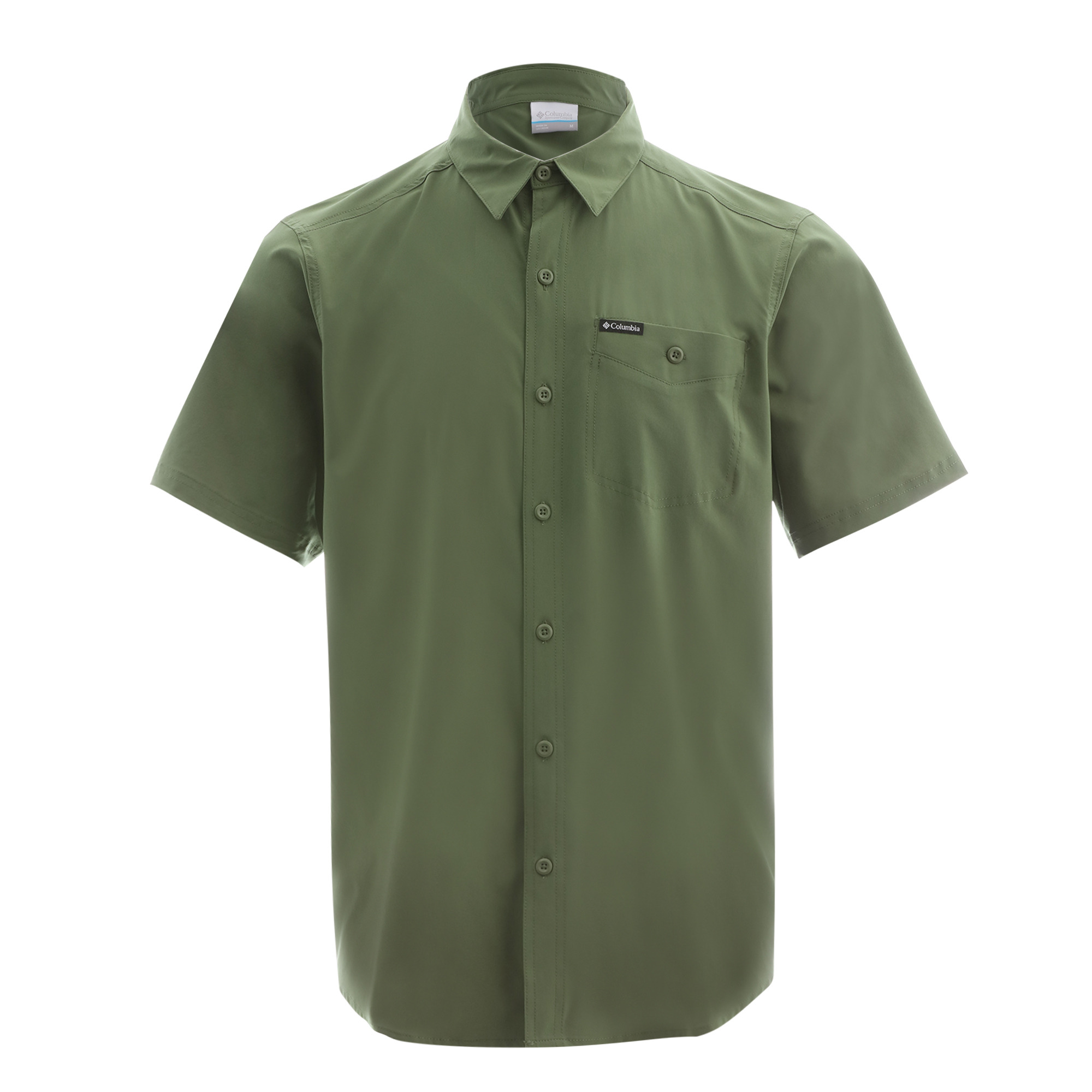 Fir Ridge Solid Short Sleeve Shirt Vert