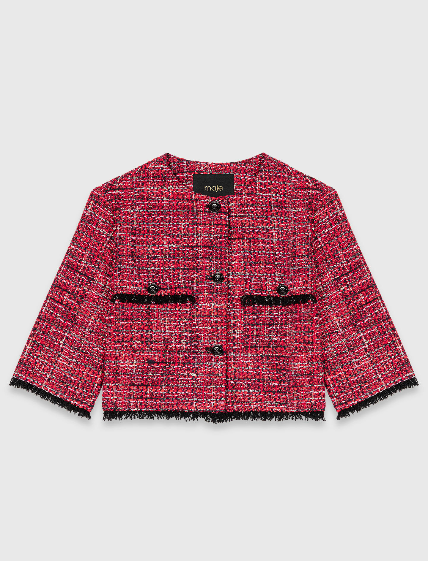 Veste courte en tweed