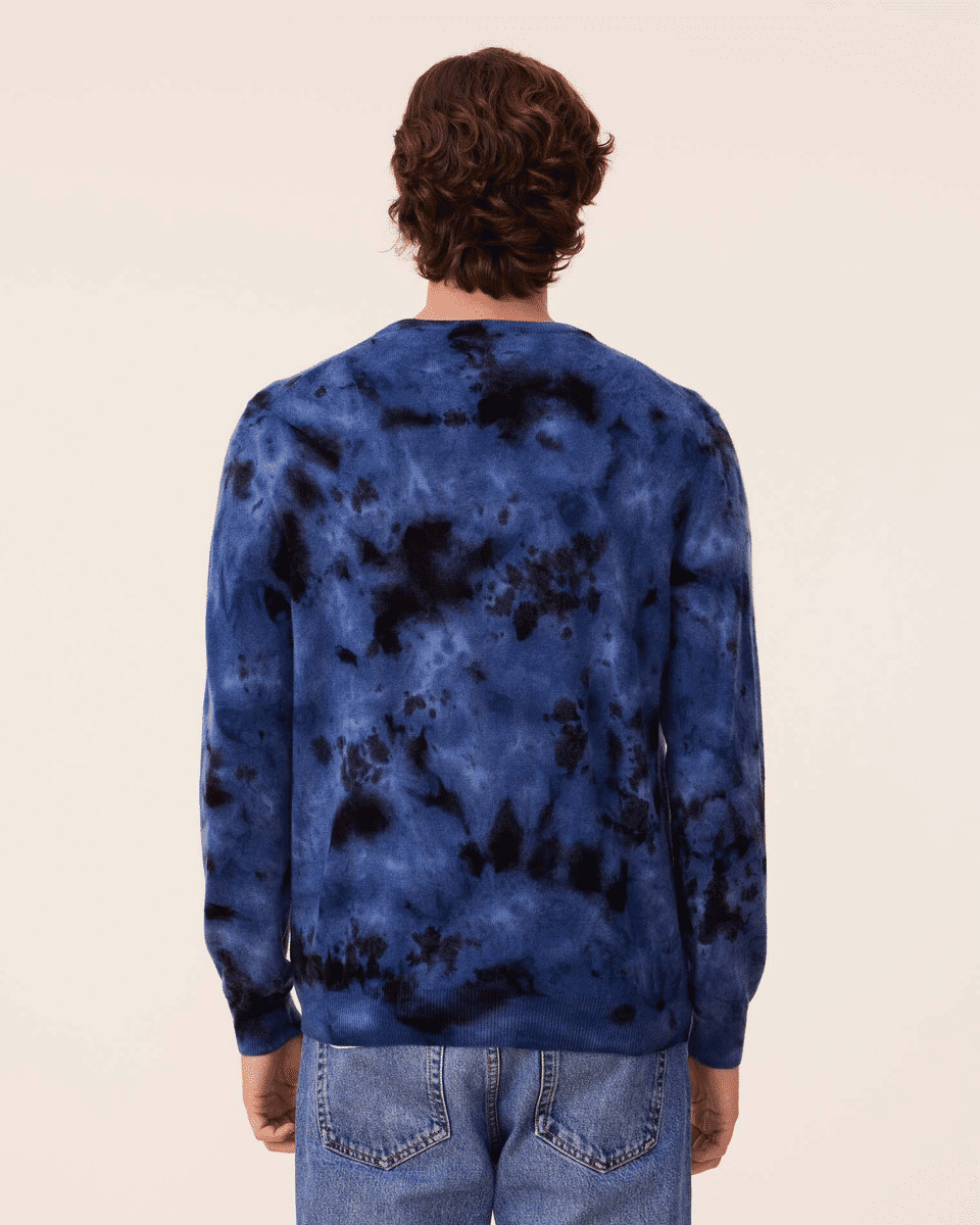 Pull Pitt Bleach Pull cachemire homme col rond bleach, 2 fils