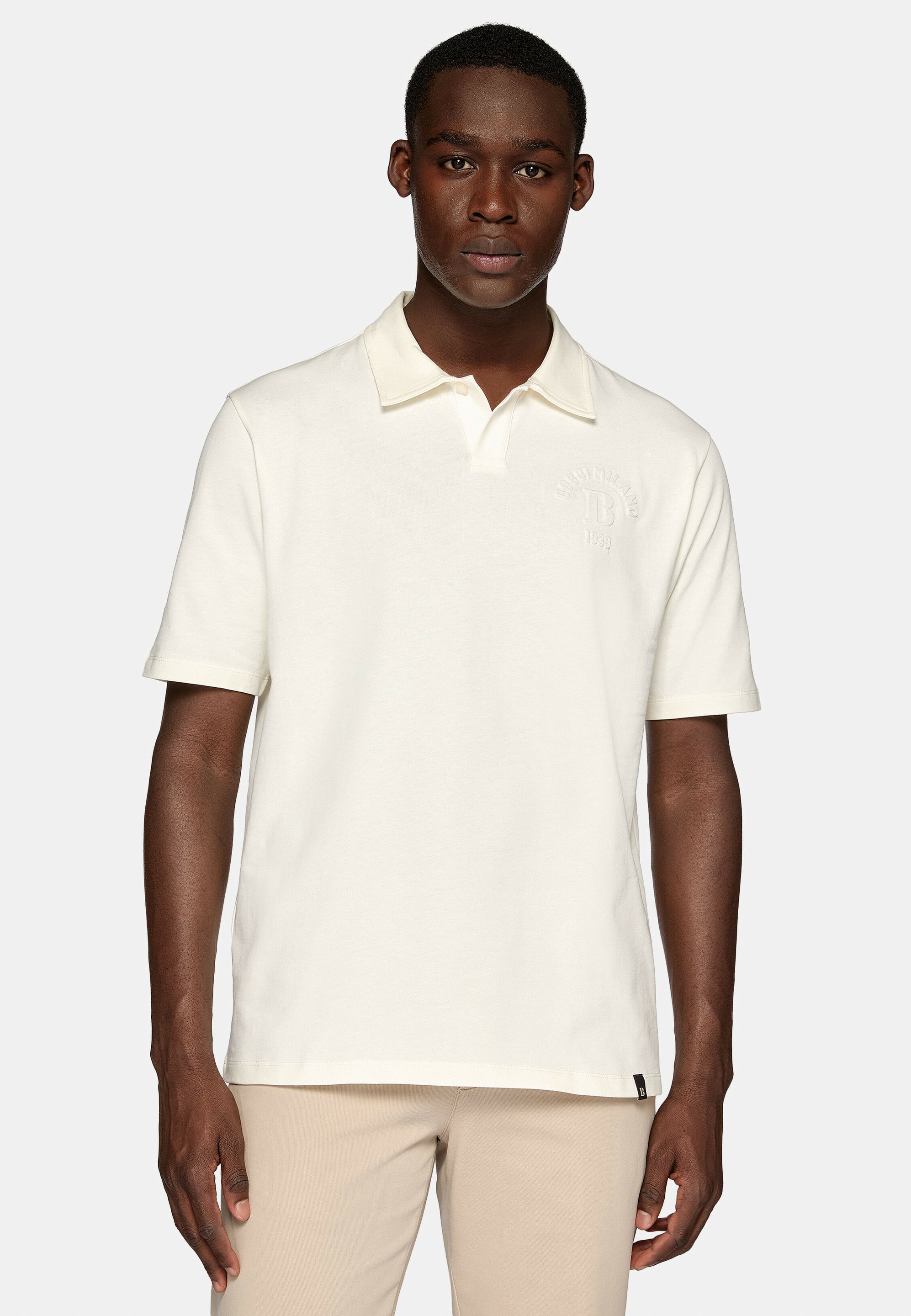 Polo En Mélange De Jersey Et Coton Bio