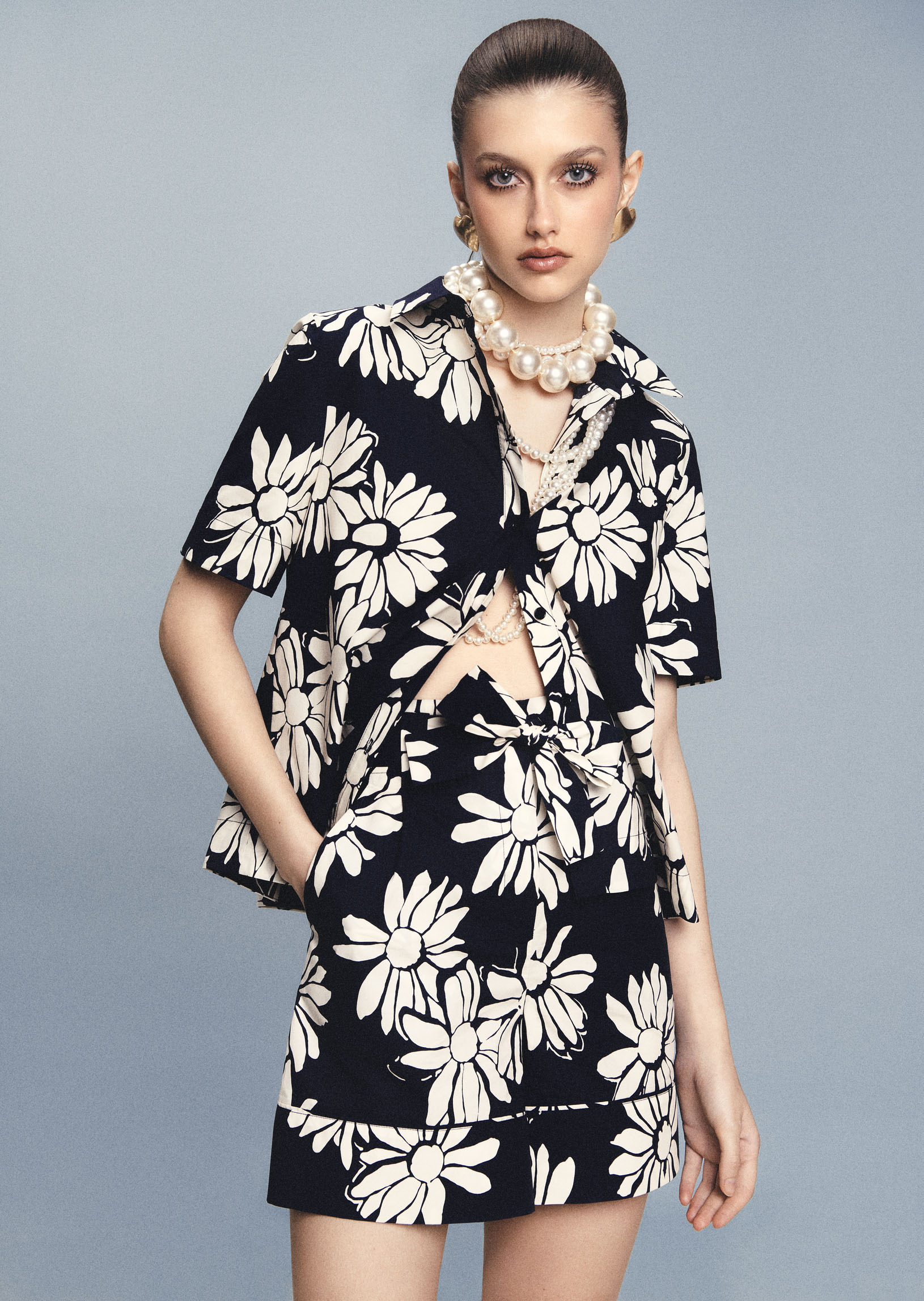 Short Shell-Nocturne en Coton