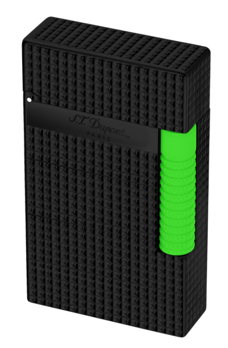Briquet Le Grand S.T. Dupont Noir Mat Entraineur Vert