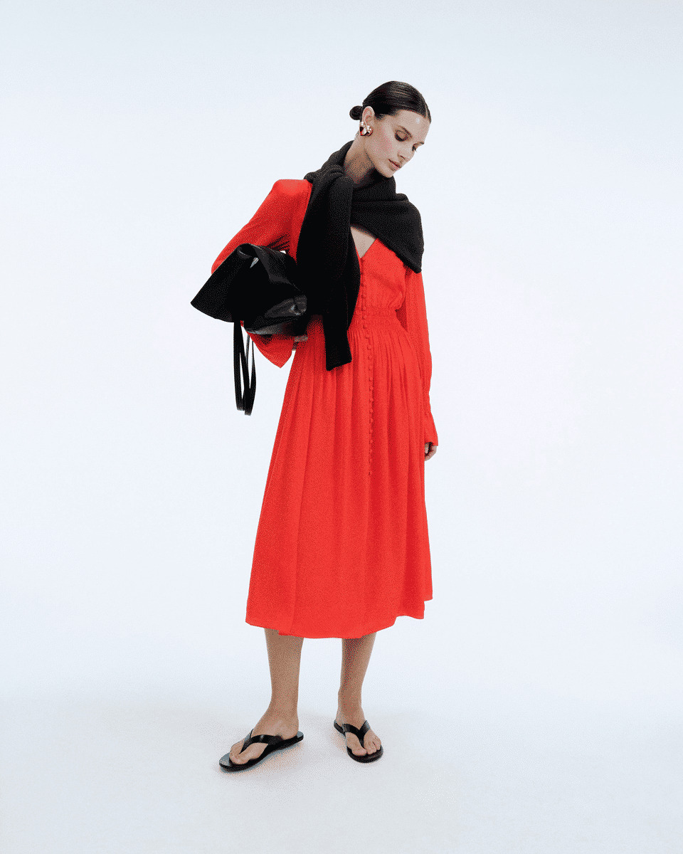Robe Longue Manche Longue