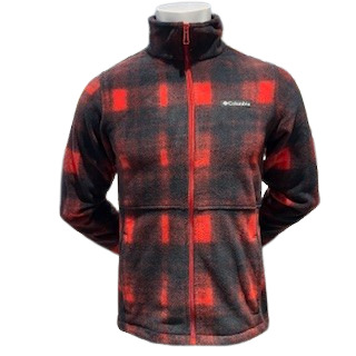 Granite Mountain Printed Fleece Jacket Rouge