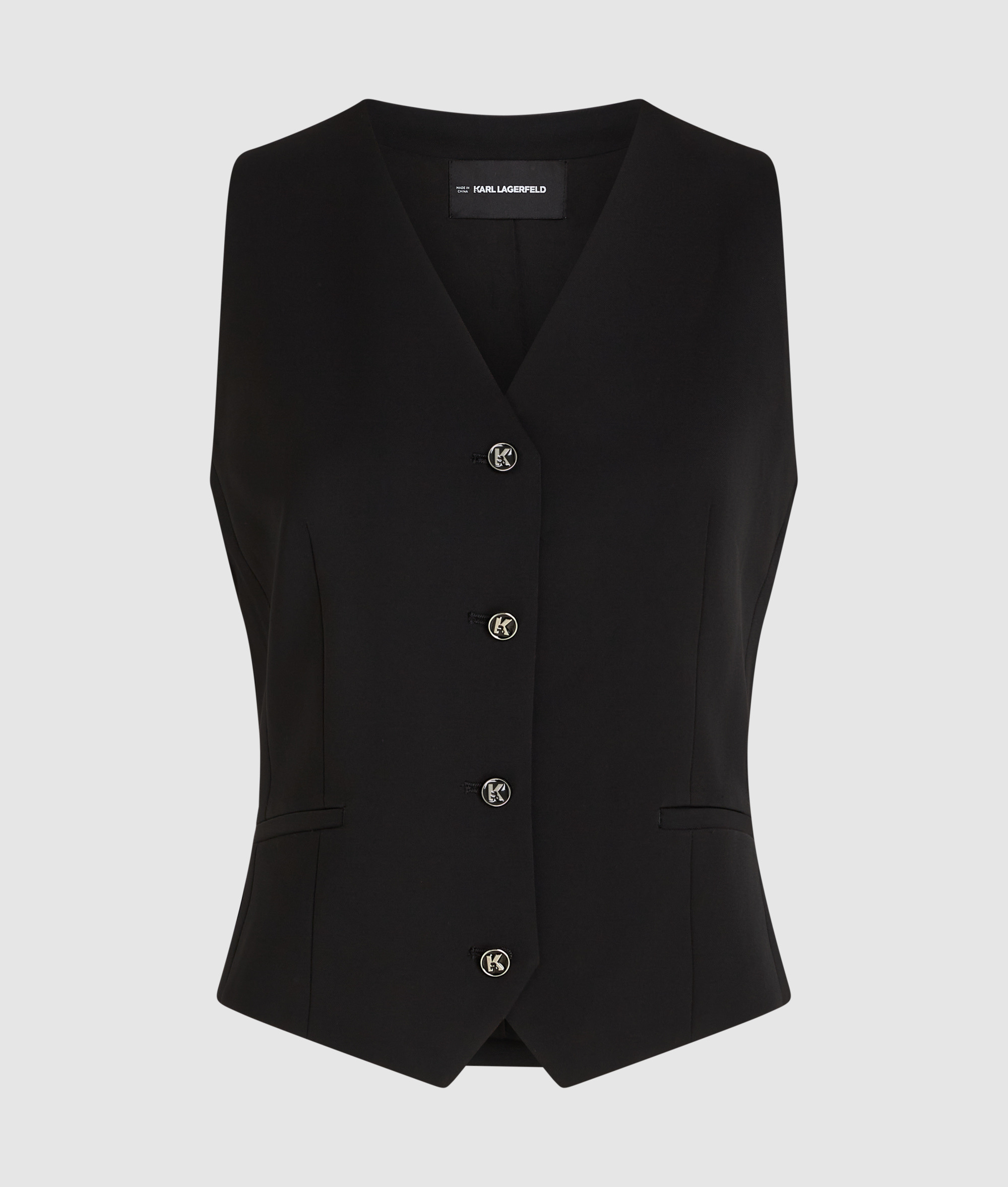 K BUTTON TAILORED GILET