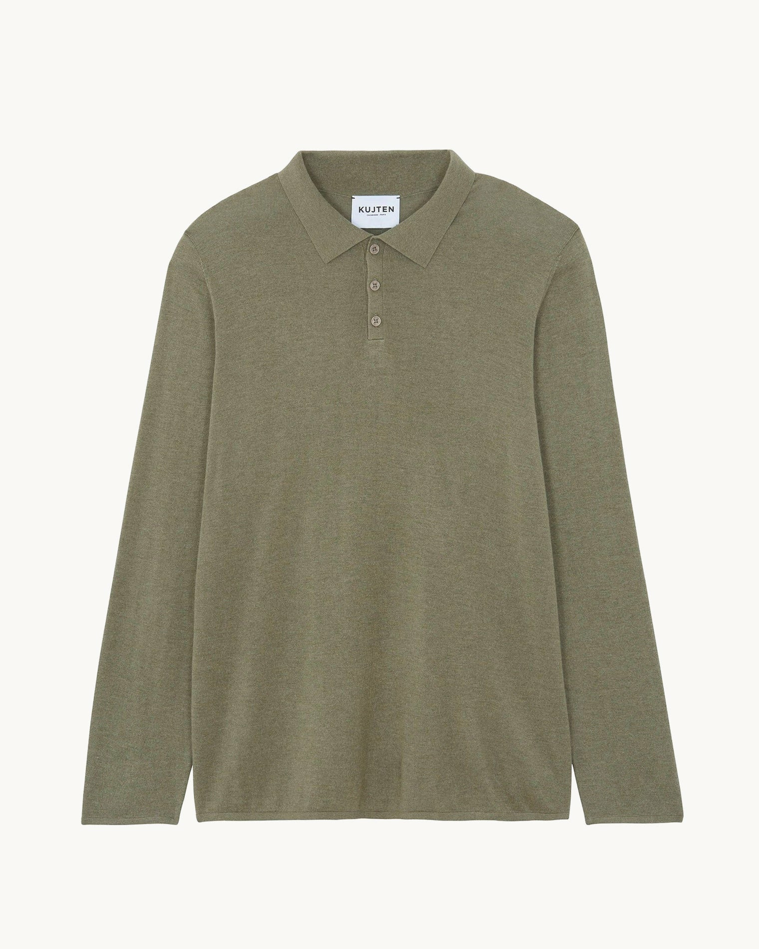 Pull James Pull fin col polo soie-cachemire