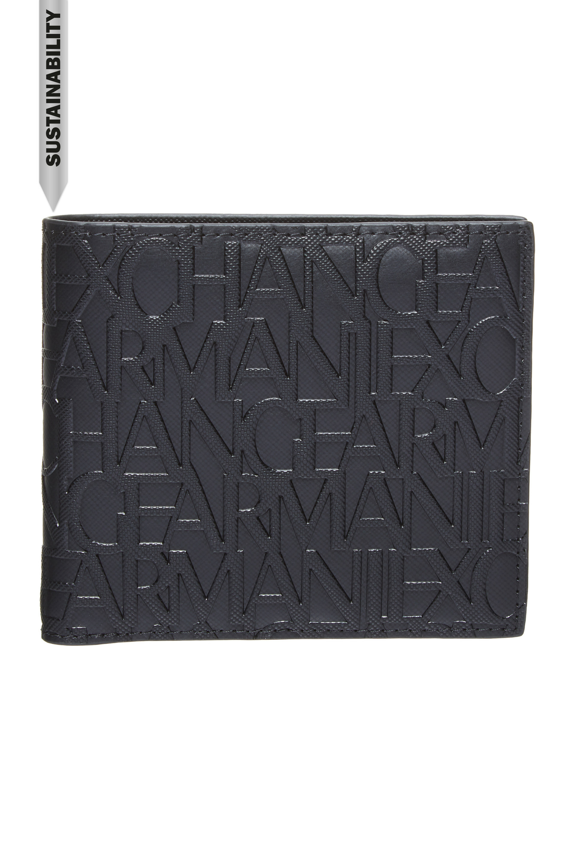 Sac à double pliant pour homme avec pièce de monnaie - nero