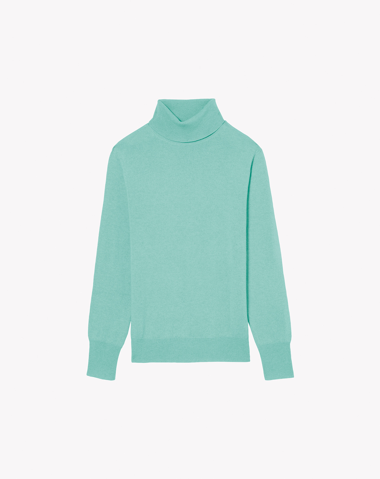 Pull col roulé classique - Homme - MENTHE GLACEE