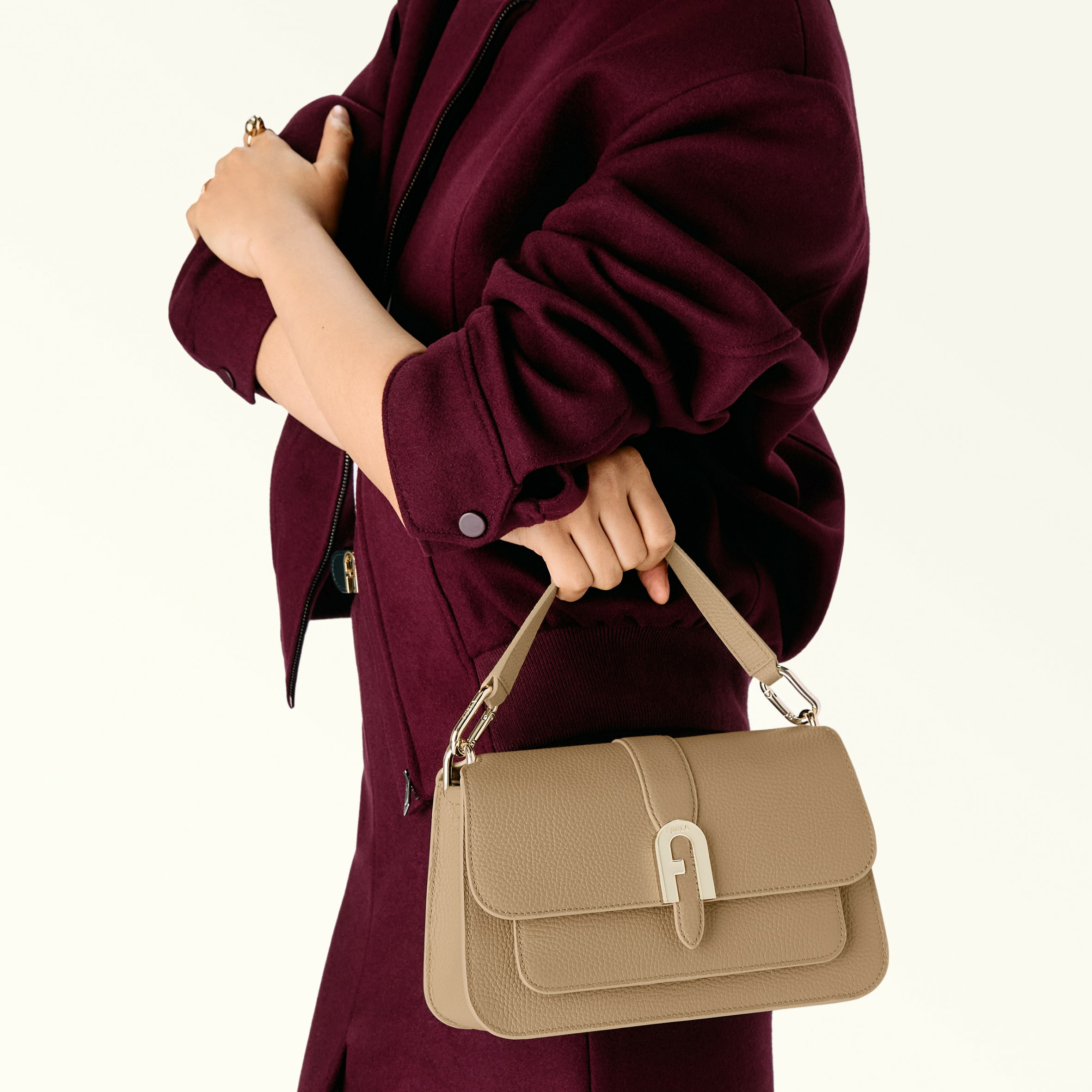 FURLA SOFIA GRAINY S TOP HANDLE - VITELLO ST.ERACLE