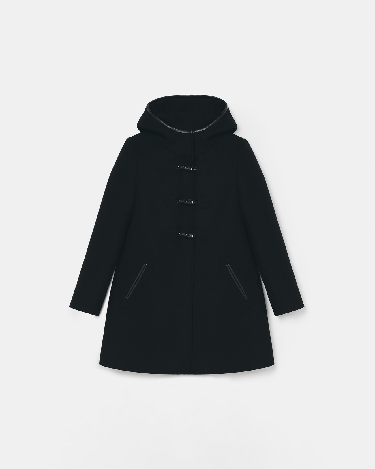 Manteau Meros Noir en Laine