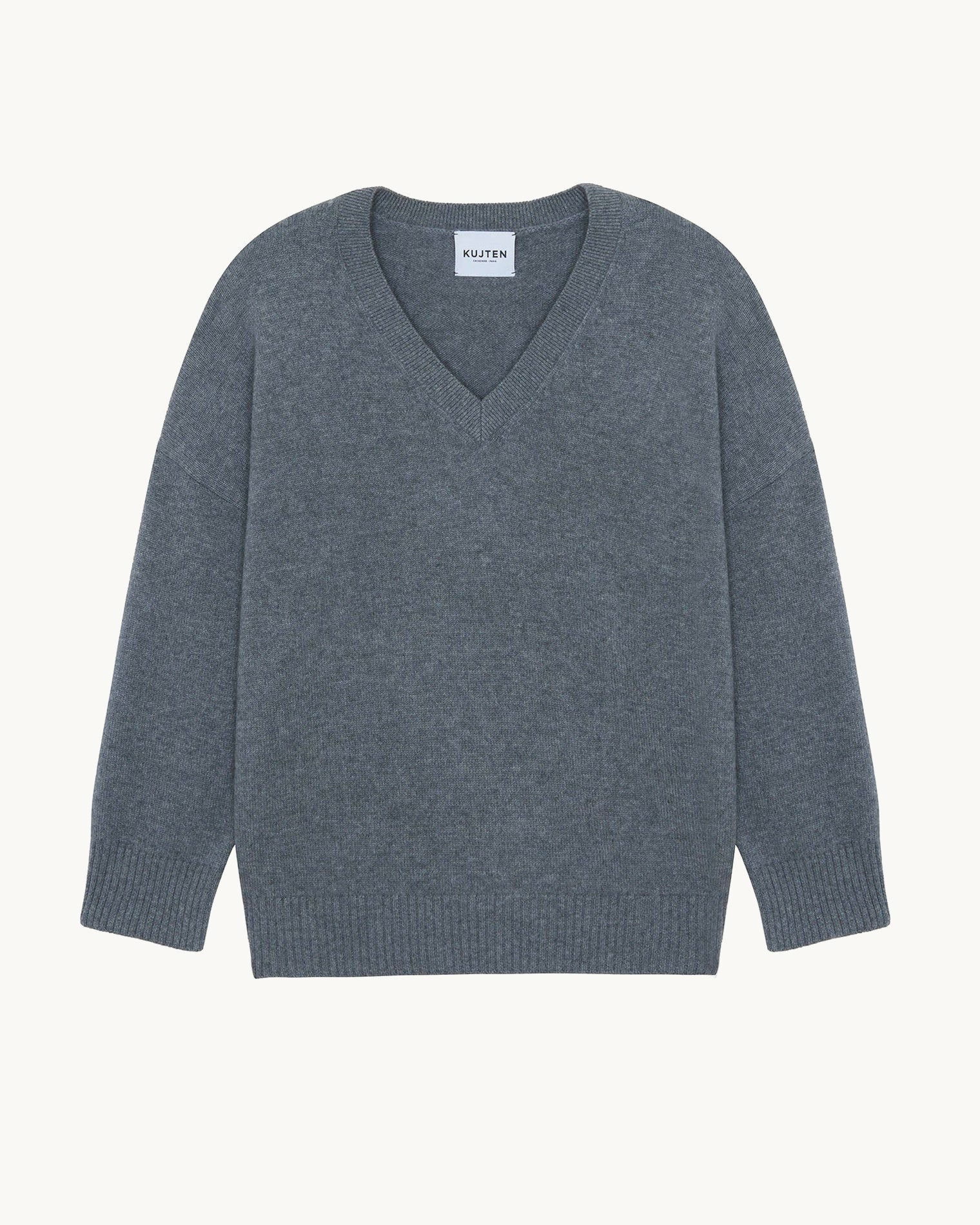 Pull Mathilda gris flanelle