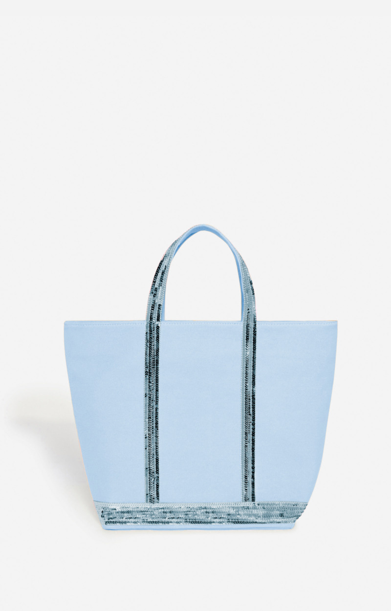 Cabas M En Toile En Viscose Et Polyester