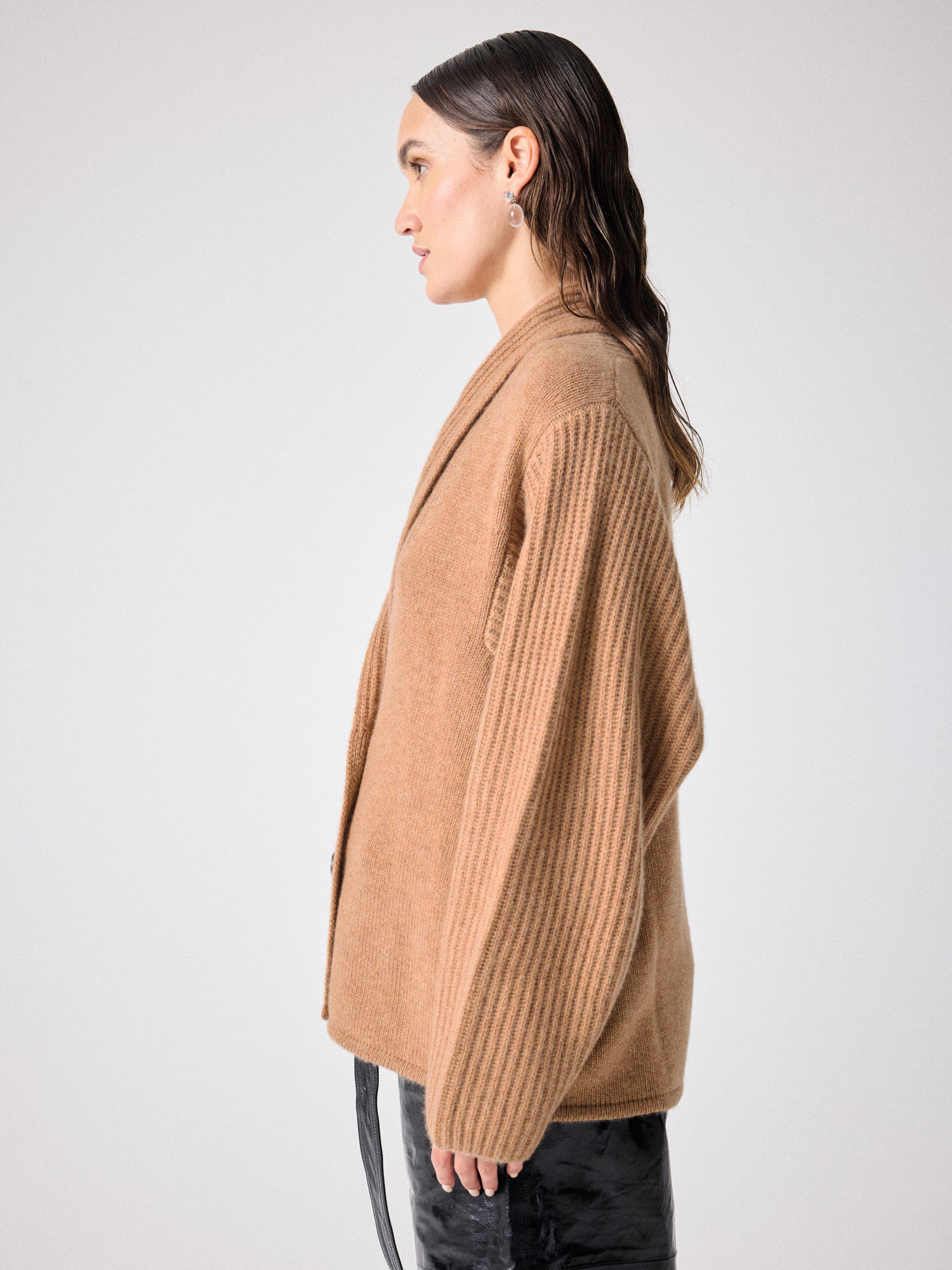 Veste cachemire Storm CAMEL_CHINE