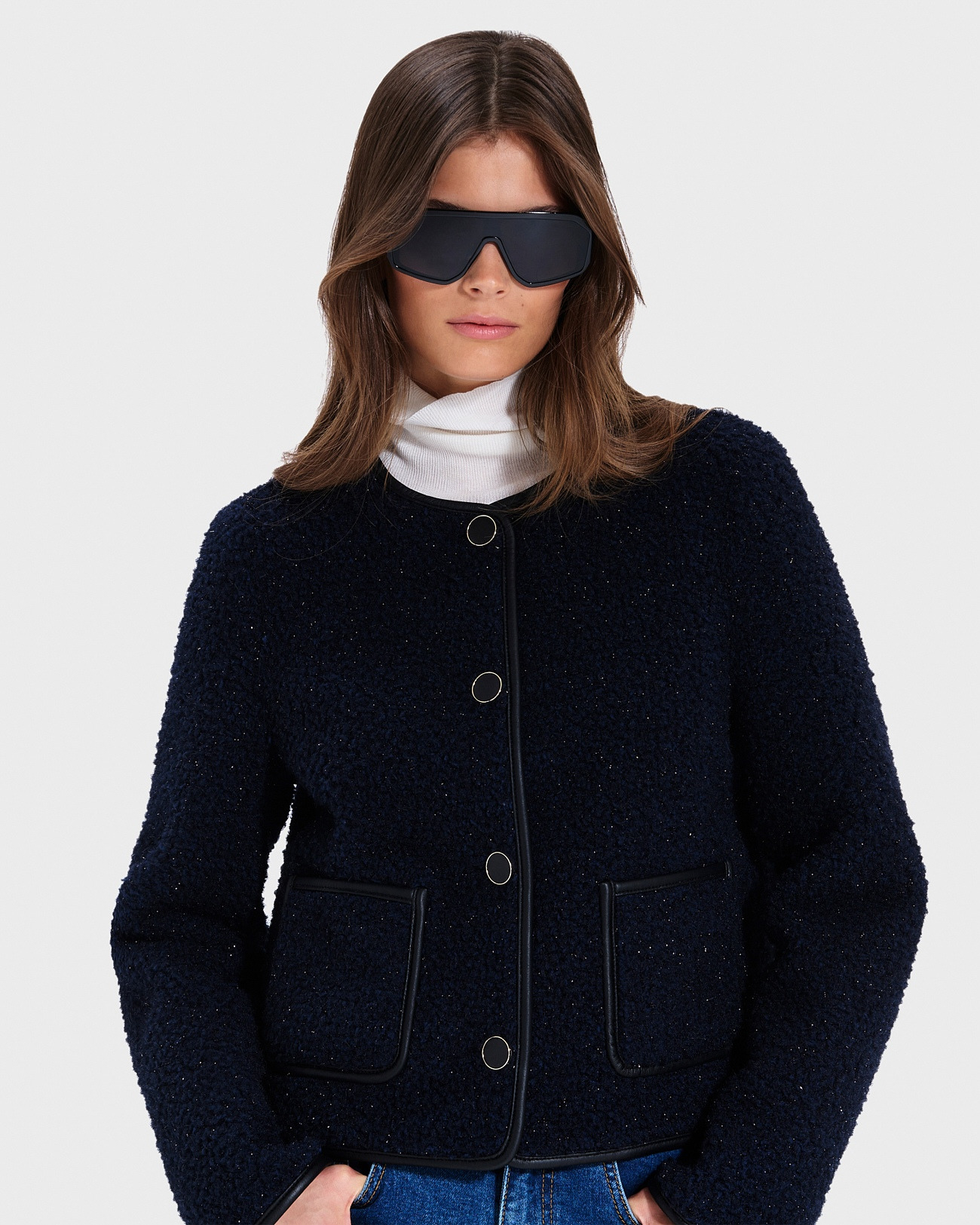 Manteau Verveine Nocturne en Polyester