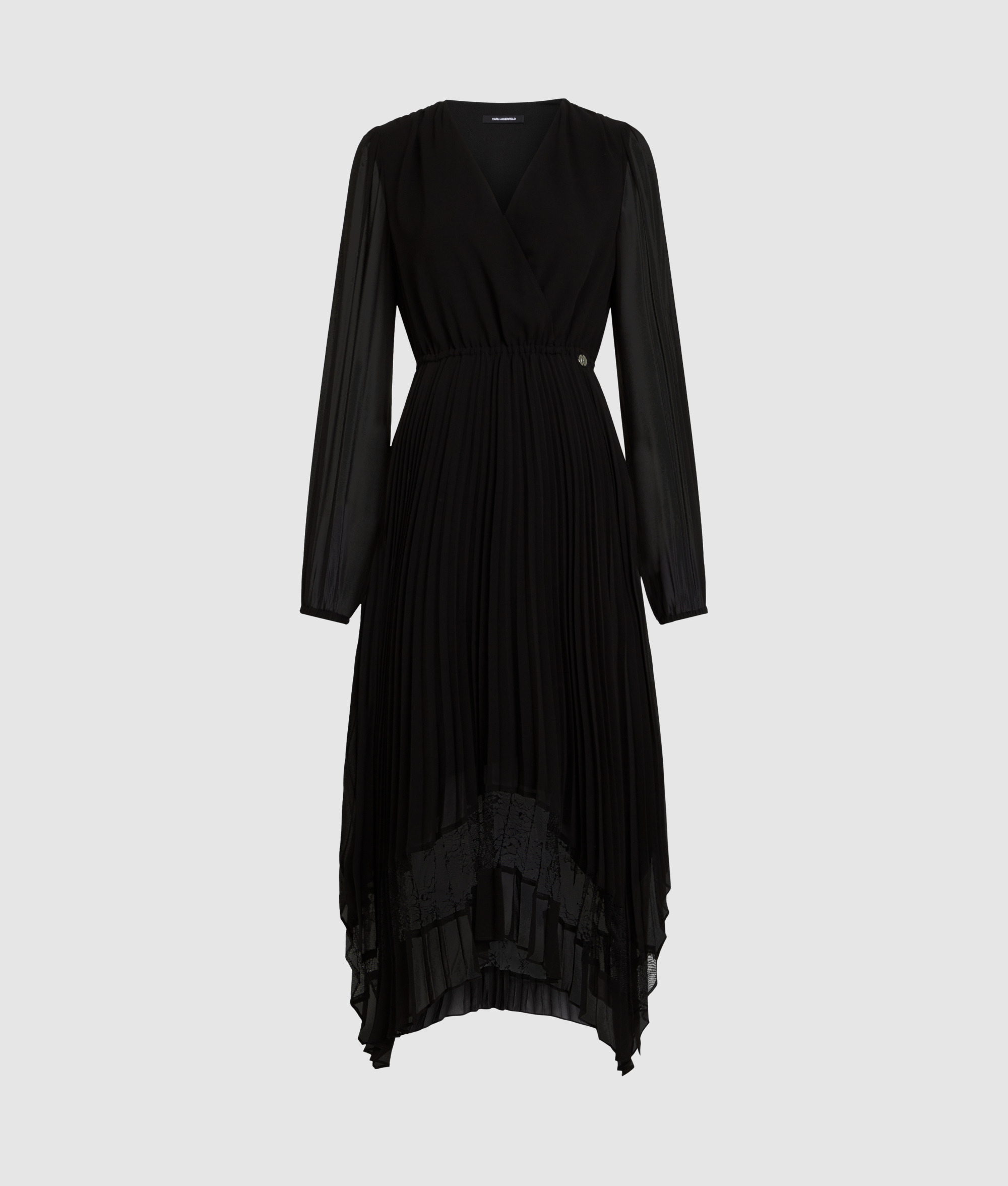LACE DETAIL MIDI DRESS