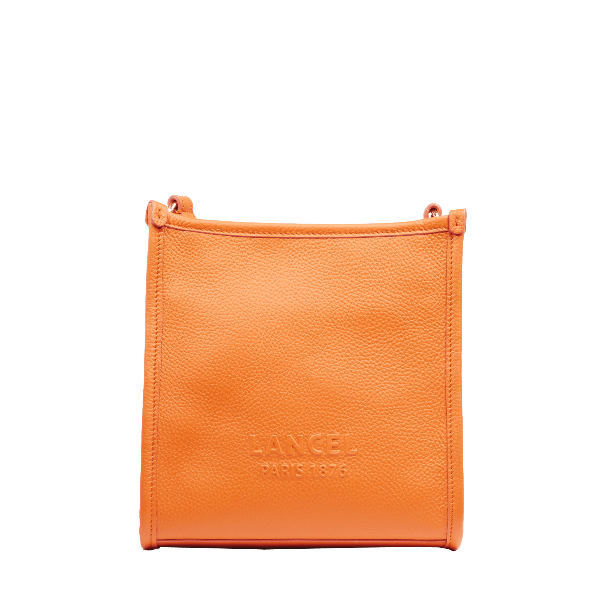 JOUR DE LANCEL - SAC PORTE CROISE ZIPPE S - Orange