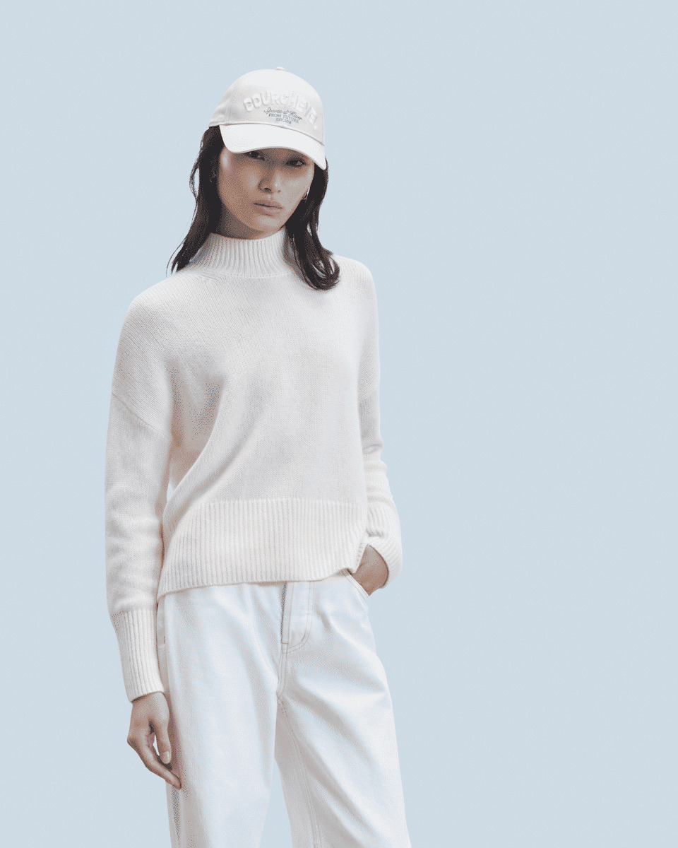 Pull Col Montant Oversize