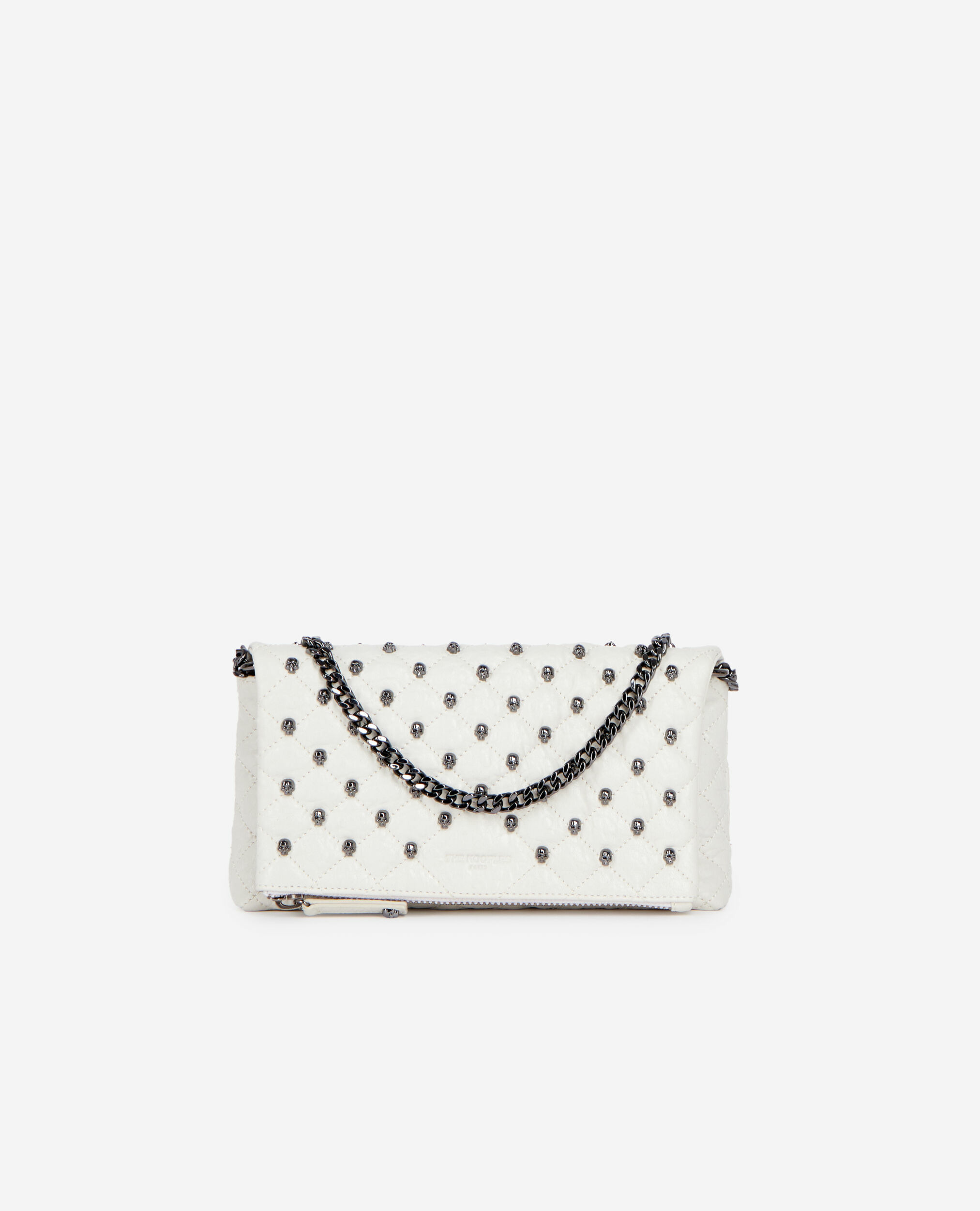 Pochette Héritage Small En Cuir Blanc