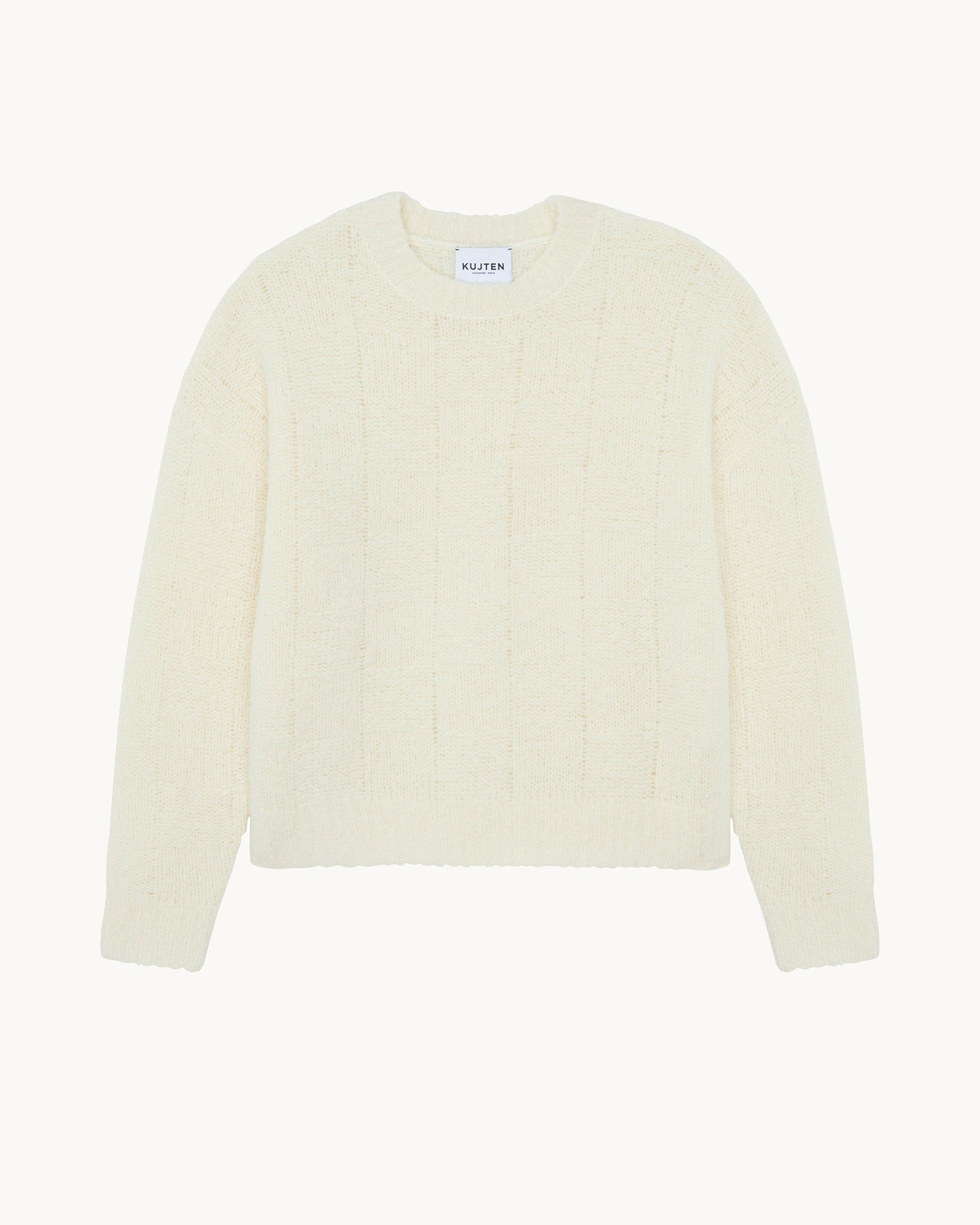 Pull Vigy blanc vintage