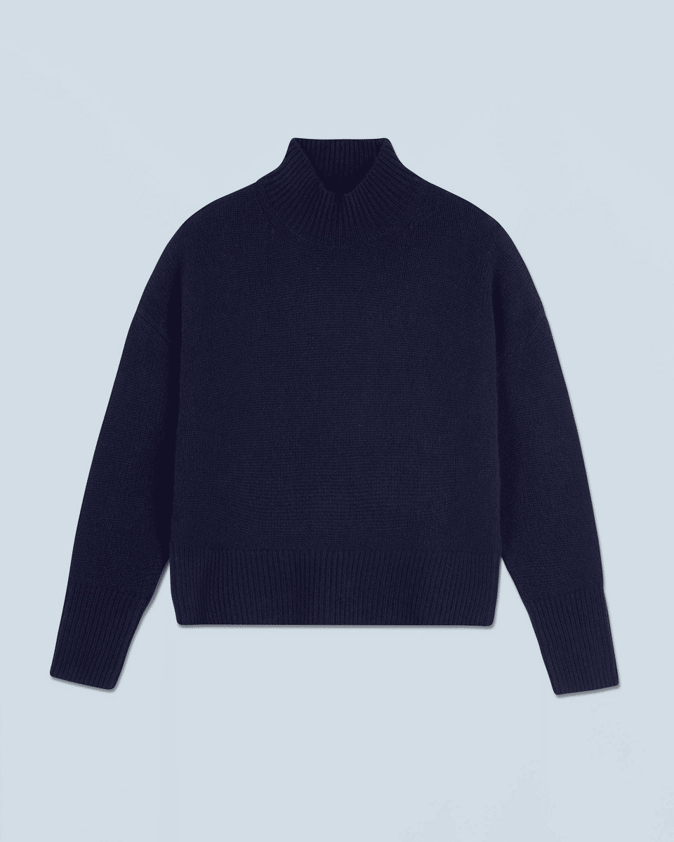 Pull Col Montant Oversize