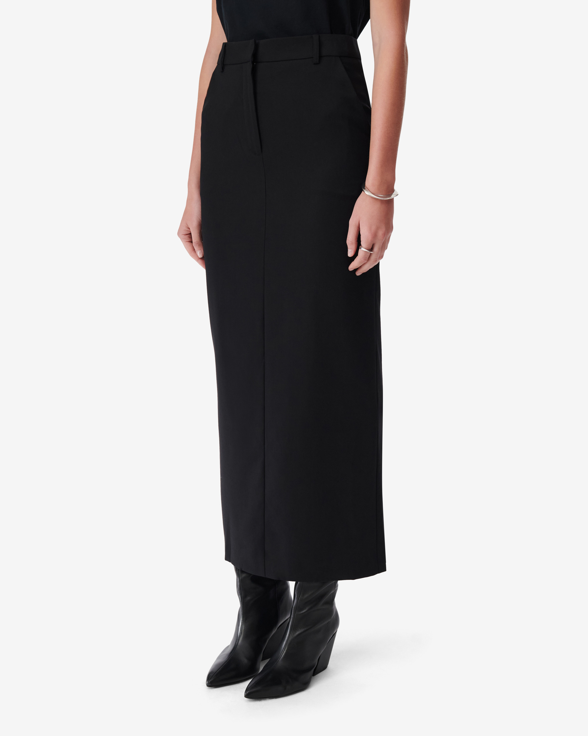 Jupe Longue En Laine Arianne