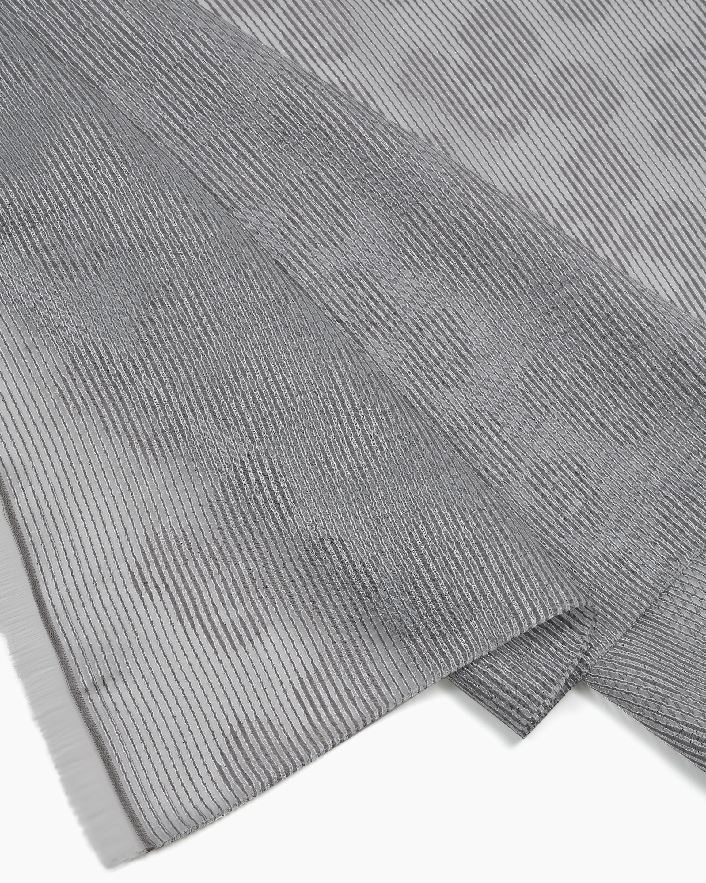 Lady woven stole lur-nebbia