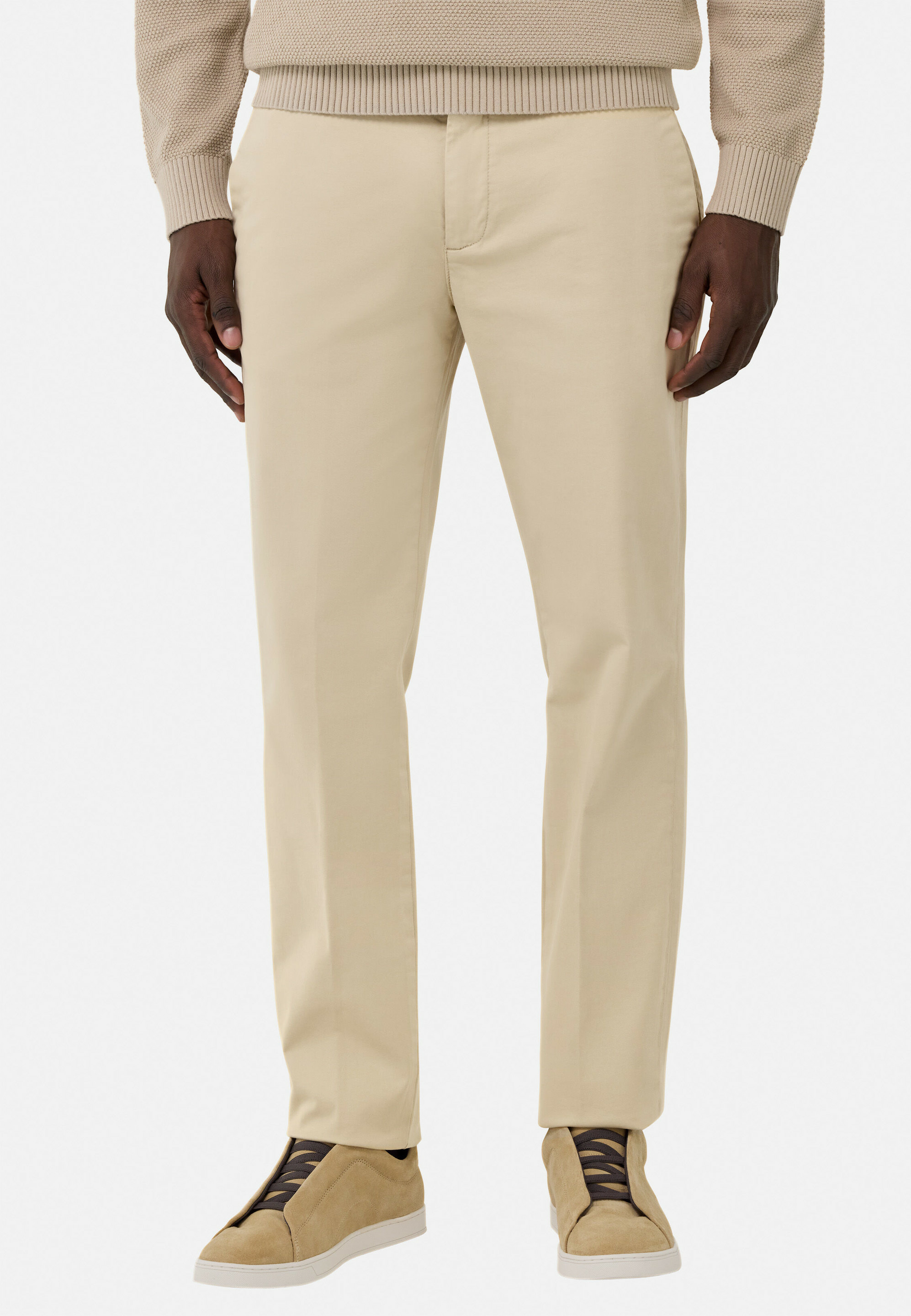 Pantalon en Coton Extensible