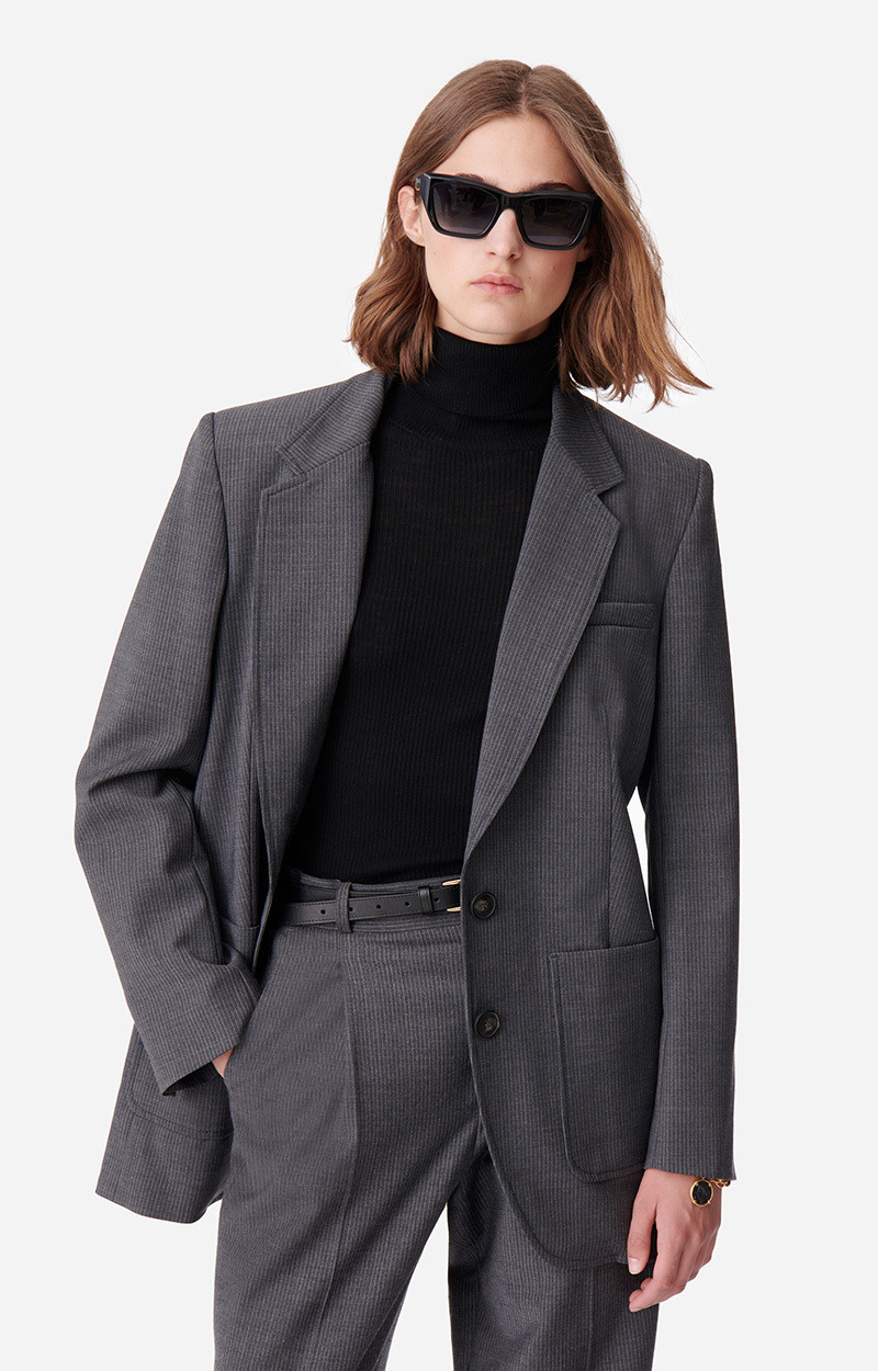 Veste Bradley En Laine Mélangée