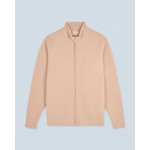 Pull Gilet à Cotes Zippé