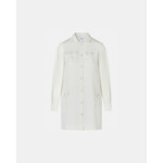 Robe Rever Ecru en Polyester