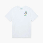 Casablanca T-shirt Rainbow Mushroom Blanc