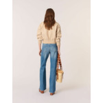 Blouson bomber en lin et coton