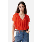 Blouse Cantin En viscose et soie