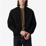 Blouson Bomber En Cuir Suédé Sean
