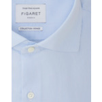 Chemise Semi-ajustée Infroissable rayée bleue