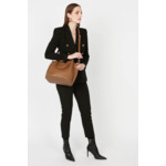 Sac à main Zippée L Foulonné Double