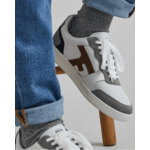 Baskets blanches & grises