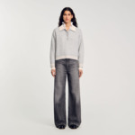 Pull en maille torsadée