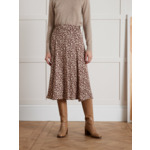JUPE FAUVE SATIN